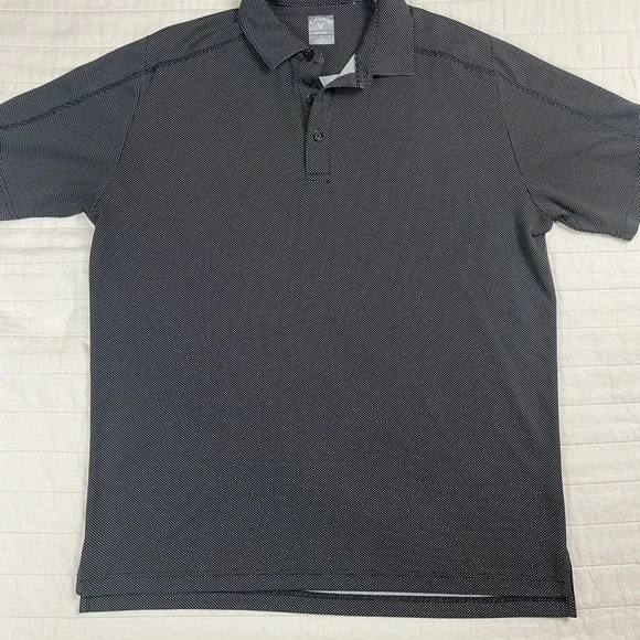 Callaway Men's Black Golf Opti-Dri Shirt Large - Picture 2 of 9